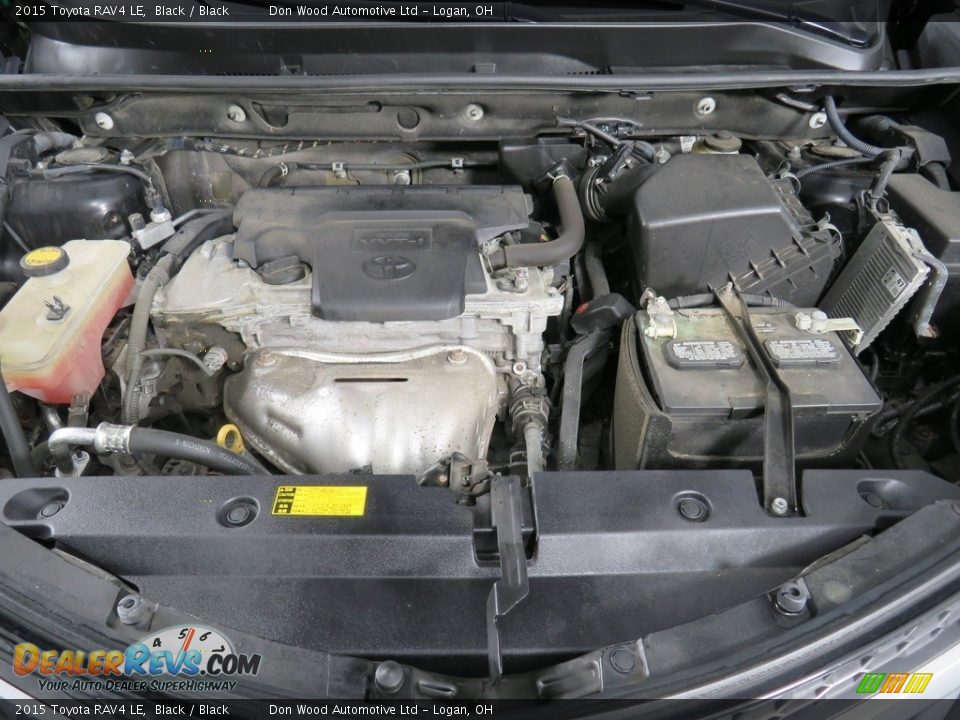 2015 Toyota RAV4 LE Black / Black Photo #7