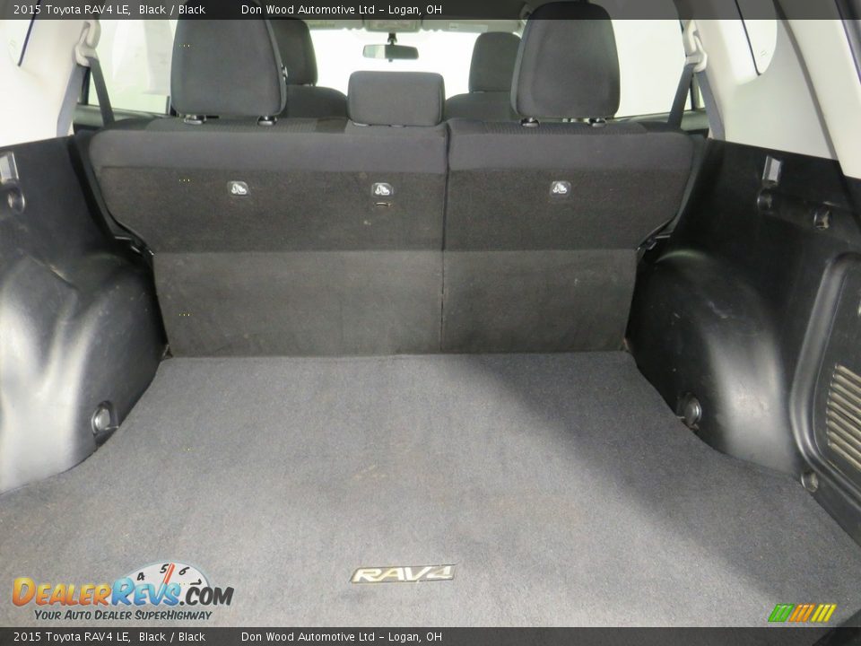 2015 Toyota RAV4 LE Black / Black Photo #14