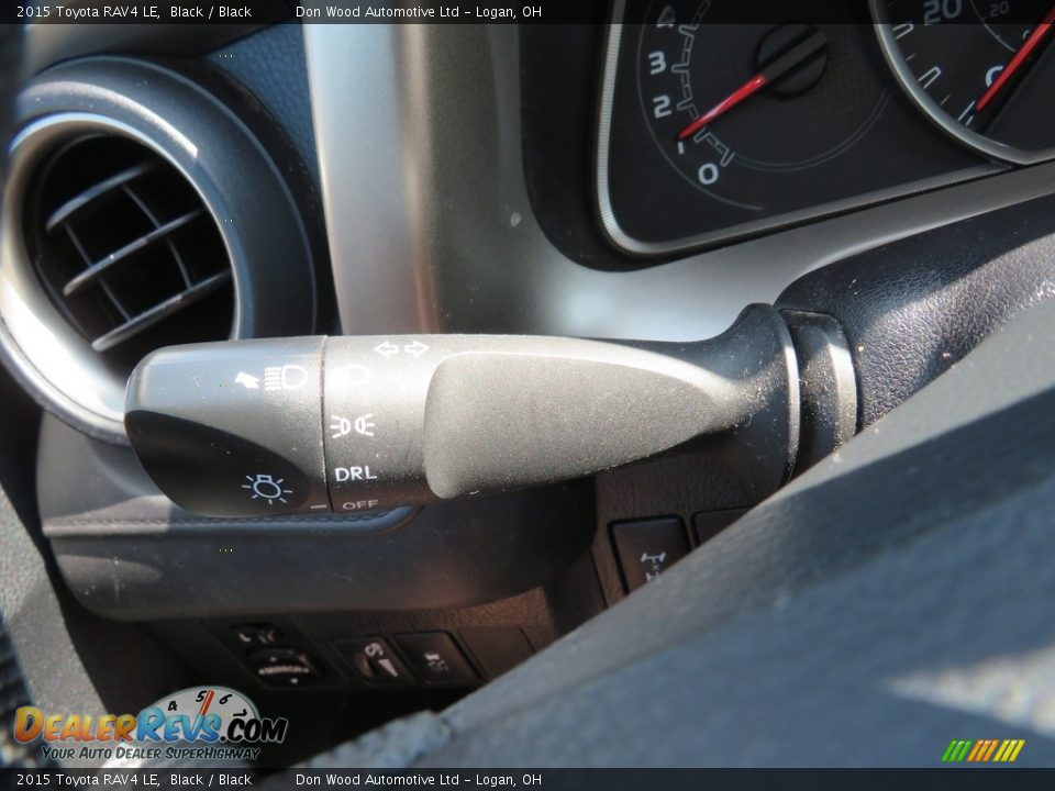 2015 Toyota RAV4 LE Black / Black Photo #22
