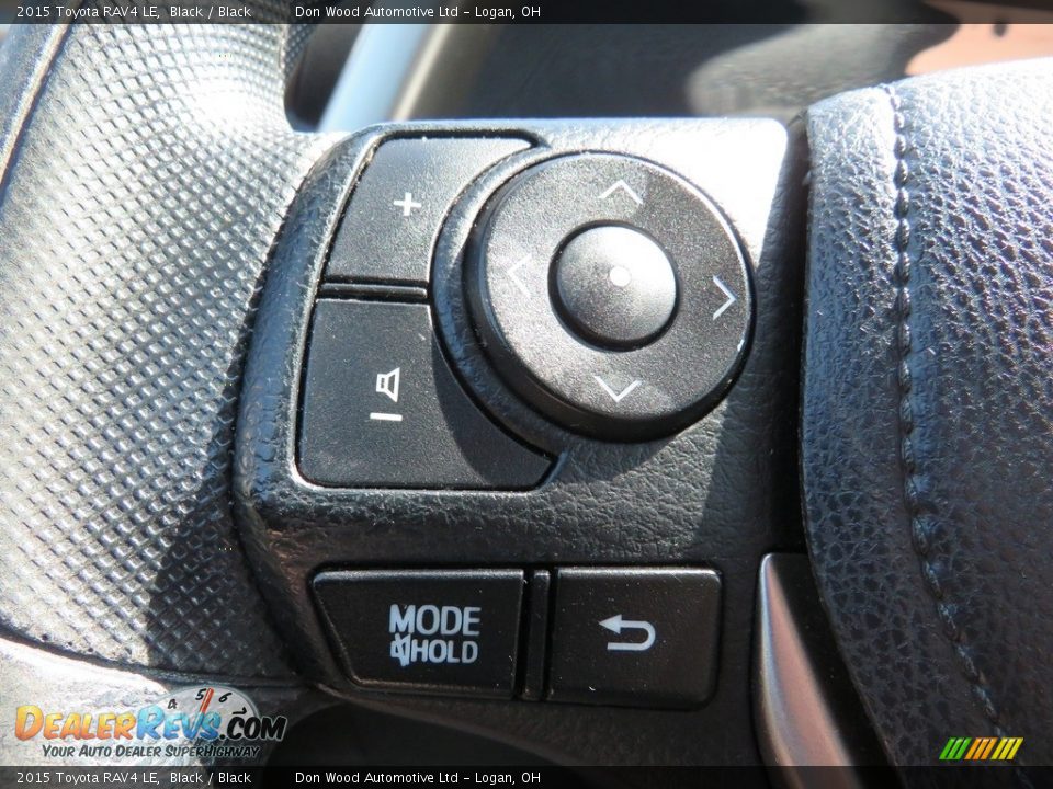 2015 Toyota RAV4 LE Black / Black Photo #23