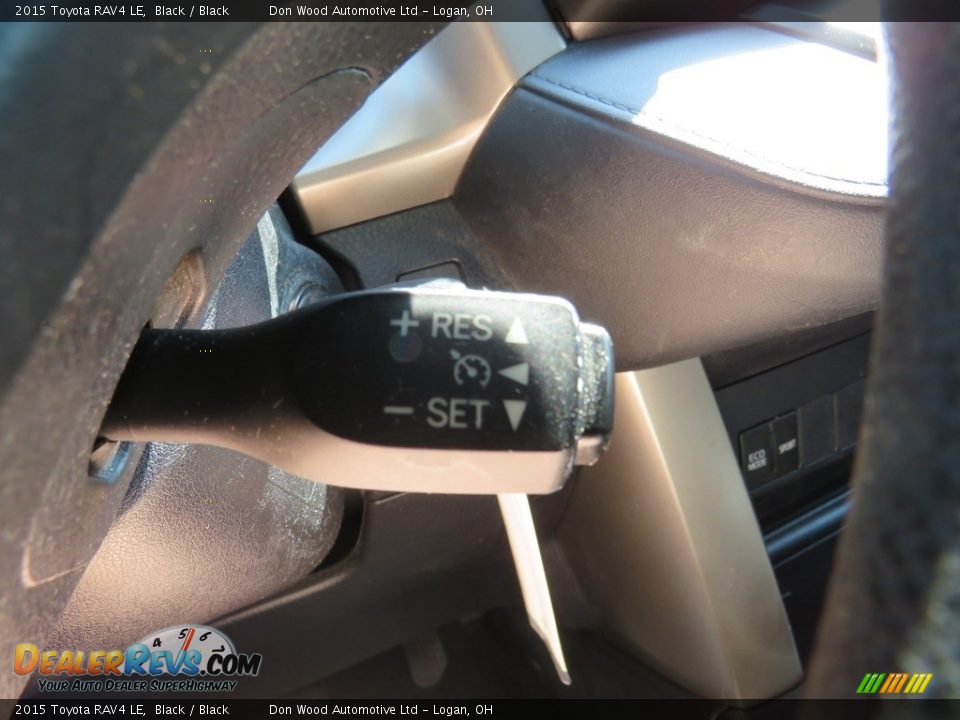 2015 Toyota RAV4 LE Black / Black Photo #24