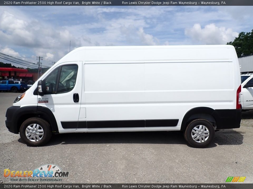 2020 Ram ProMaster 2500 High Roof Cargo Van Bright White / Black Photo #3