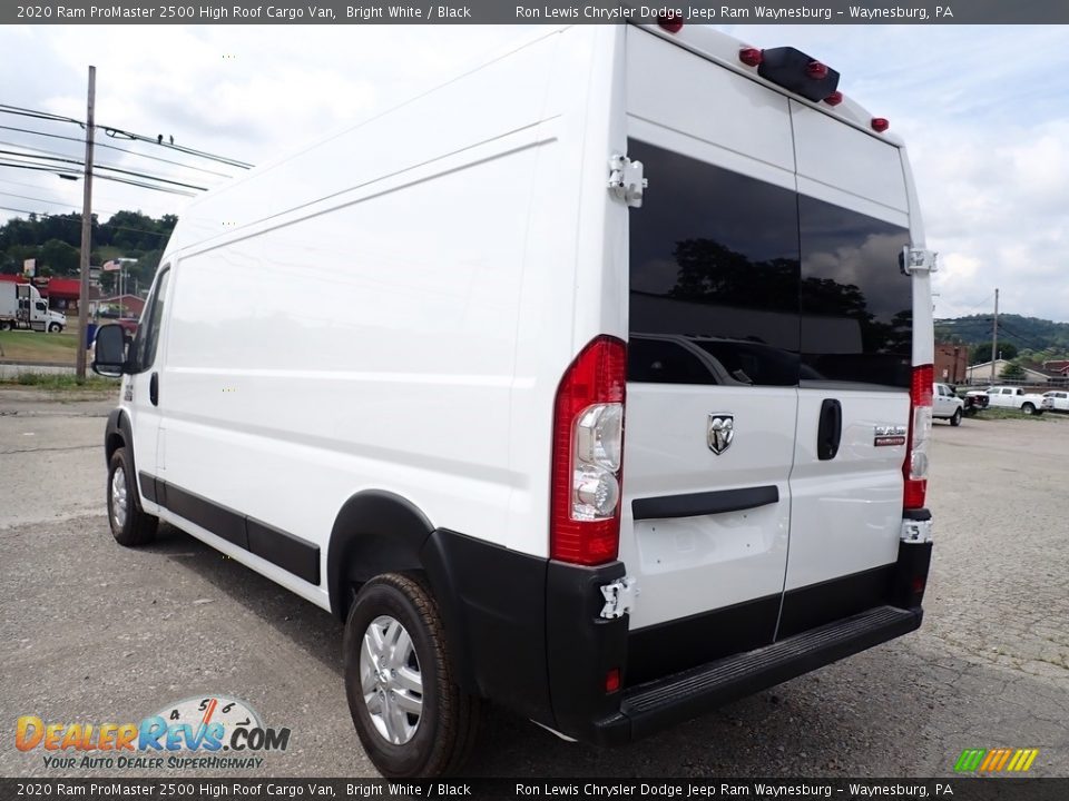 2020 Ram ProMaster 2500 High Roof Cargo Van Bright White / Black Photo #4