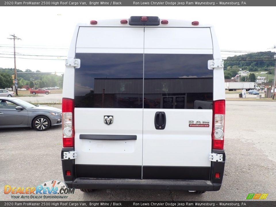 2020 Ram ProMaster 2500 High Roof Cargo Van Bright White / Black Photo #5