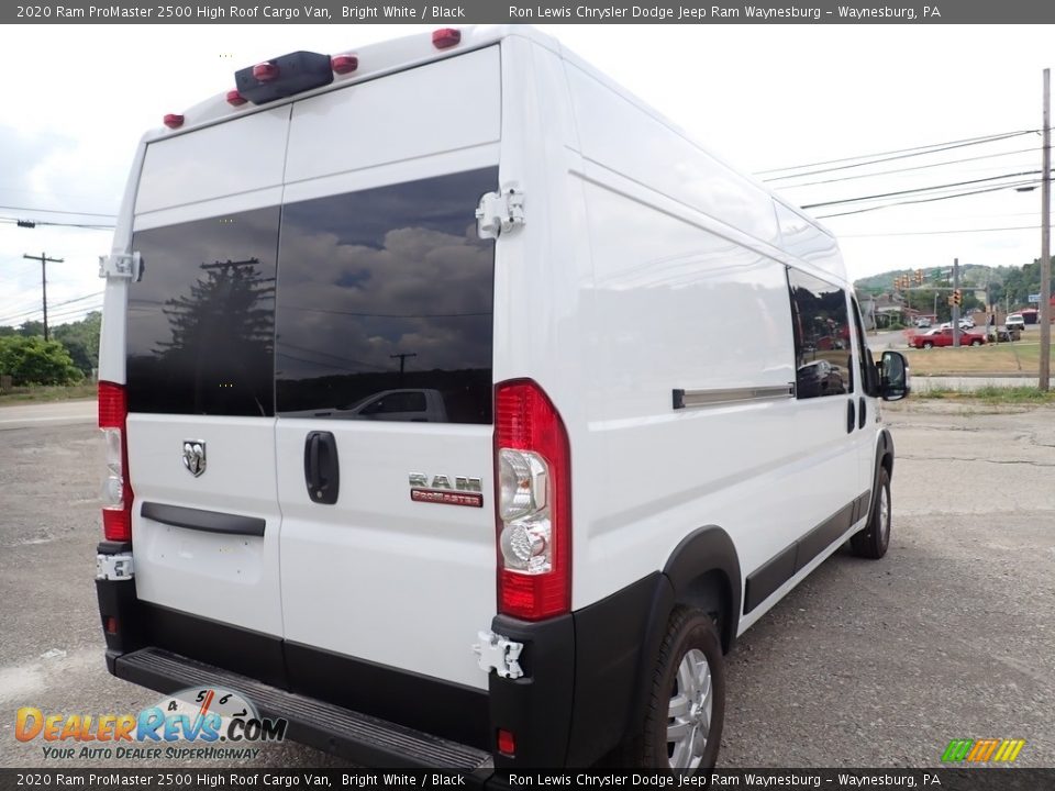 2020 Ram ProMaster 2500 High Roof Cargo Van Bright White / Black Photo #6