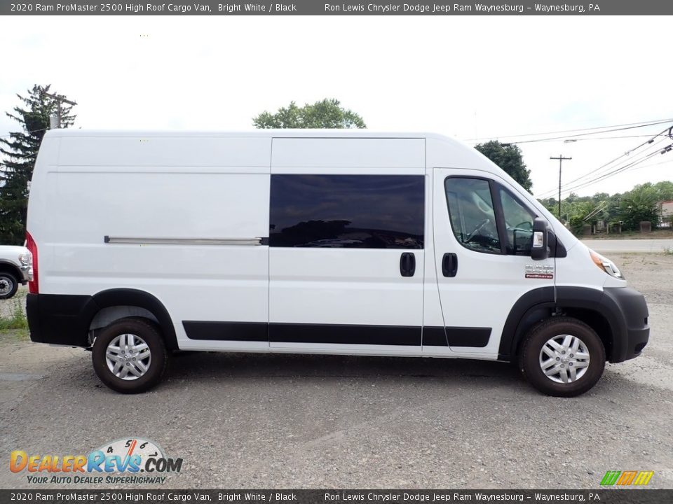 2020 Ram ProMaster 2500 High Roof Cargo Van Bright White / Black Photo #7