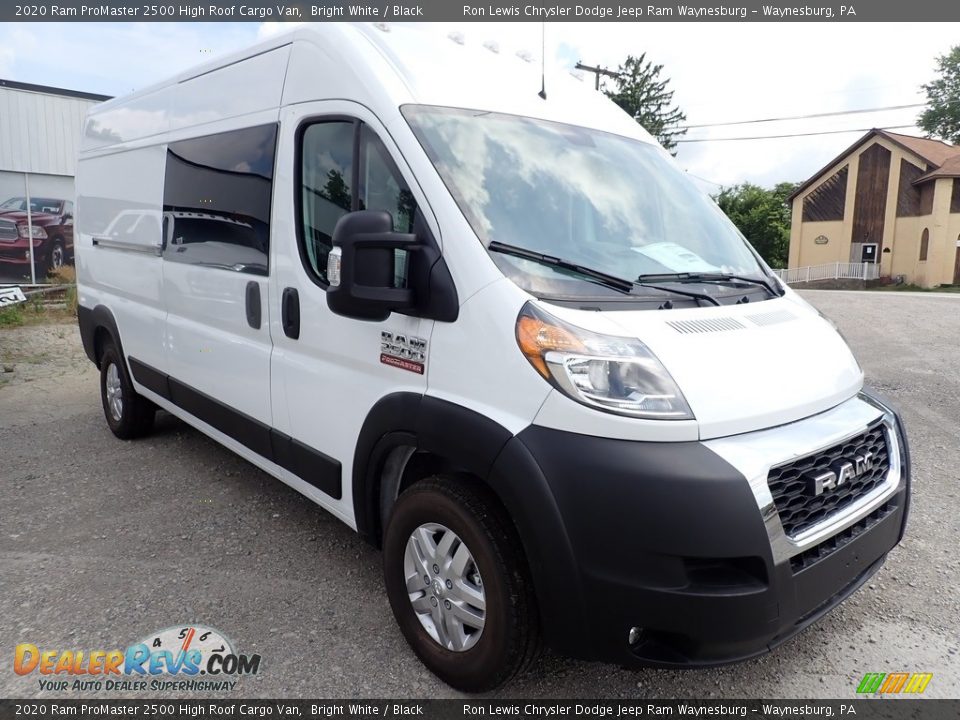 2020 Ram ProMaster 2500 High Roof Cargo Van Bright White / Black Photo #8