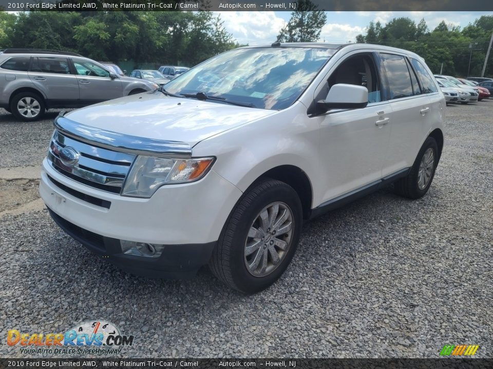 2010 Ford Edge Limited AWD White Platinum Tri-Coat / Camel Photo #6