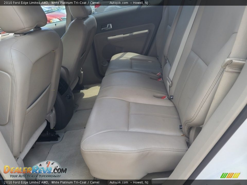 2010 Ford Edge Limited AWD White Platinum Tri-Coat / Camel Photo #15