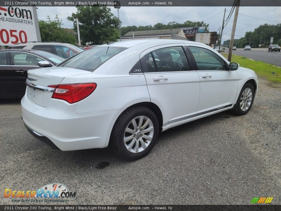 2011 Chrysler 200 Touring Bright White / Black/Light Frost Beige Photo #3