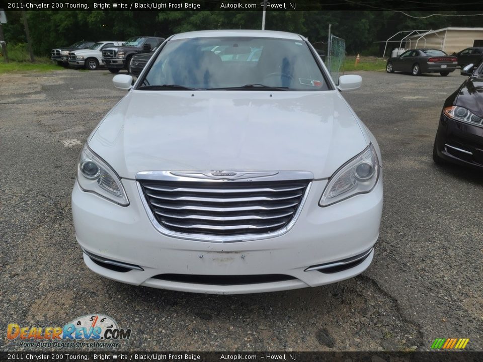 2011 Chrysler 200 Touring Bright White / Black/Light Frost Beige Photo #7