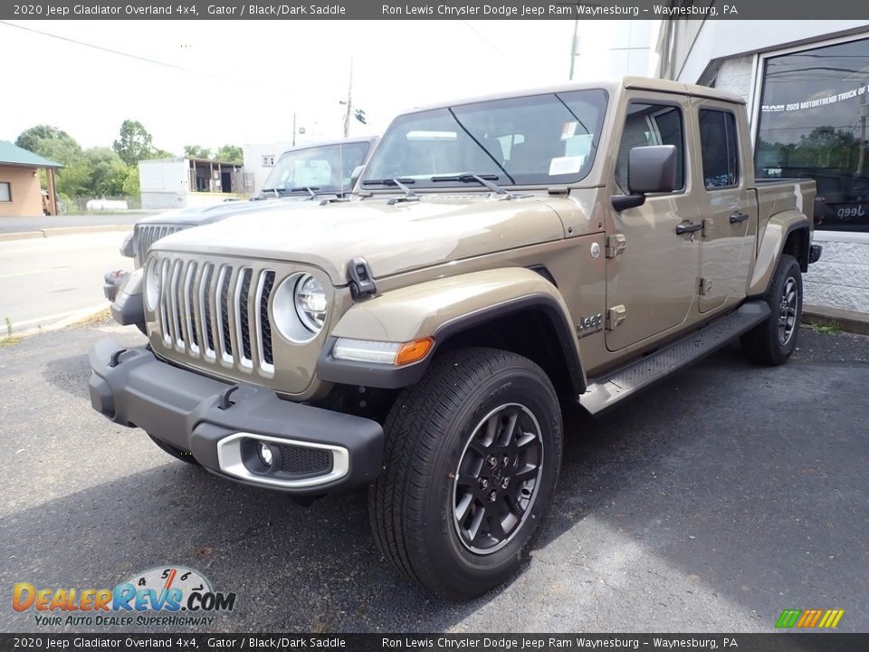 2020 Jeep Gladiator Overland 4x4 Gator / Black/Dark Saddle Photo #2