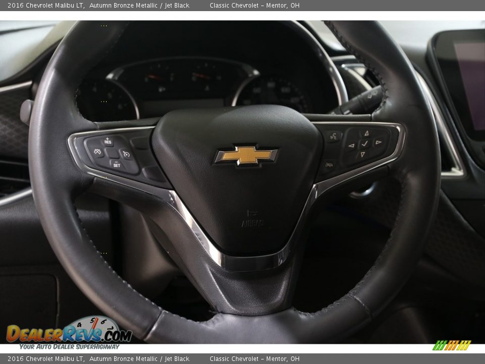2016 Chevrolet Malibu LT Autumn Bronze Metallic / Jet Black Photo #7