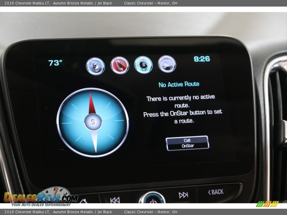 2016 Chevrolet Malibu LT Autumn Bronze Metallic / Jet Black Photo #13