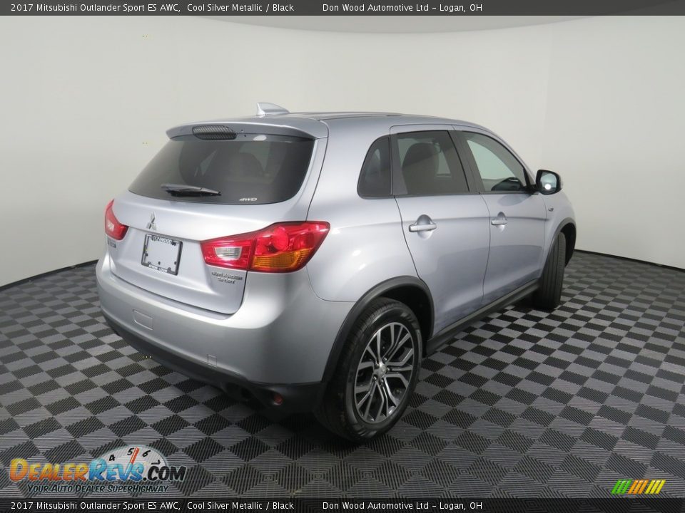 2017 Mitsubishi Outlander Sport ES AWC Cool Silver Metallic / Black Photo #14