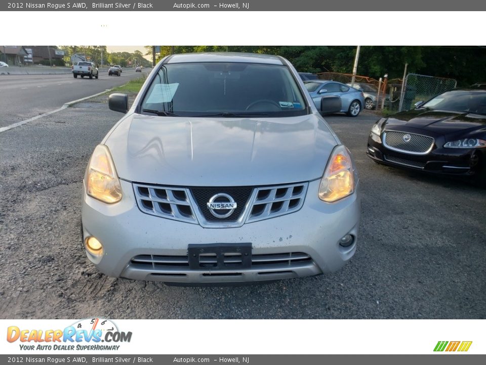 2012 Nissan Rogue S AWD Brilliant Silver / Black Photo #2