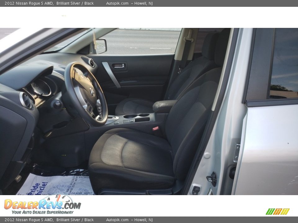 2012 Nissan Rogue S AWD Brilliant Silver / Black Photo #9
