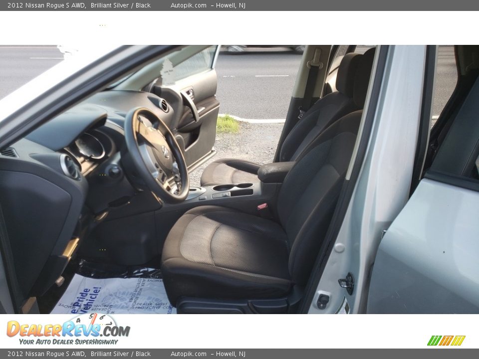 2012 Nissan Rogue S AWD Brilliant Silver / Black Photo #10