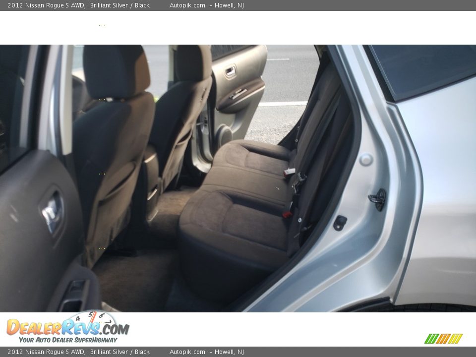 2012 Nissan Rogue S AWD Brilliant Silver / Black Photo #11