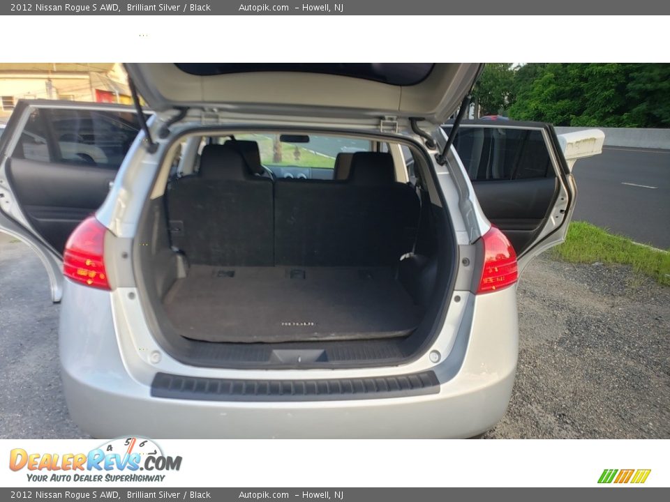 2012 Nissan Rogue S AWD Brilliant Silver / Black Photo #12