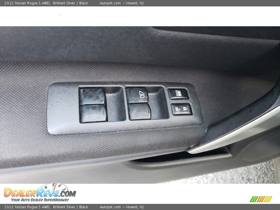 2012 Nissan Rogue S AWD Brilliant Silver / Black Photo #16