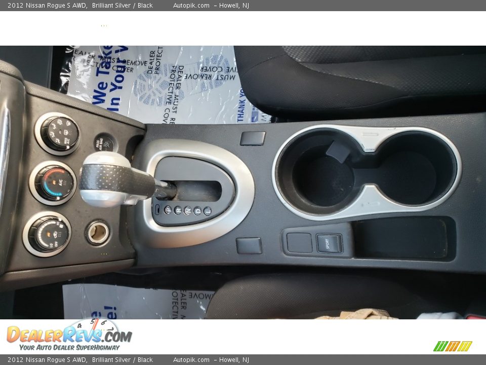 2012 Nissan Rogue S AWD Brilliant Silver / Black Photo #19