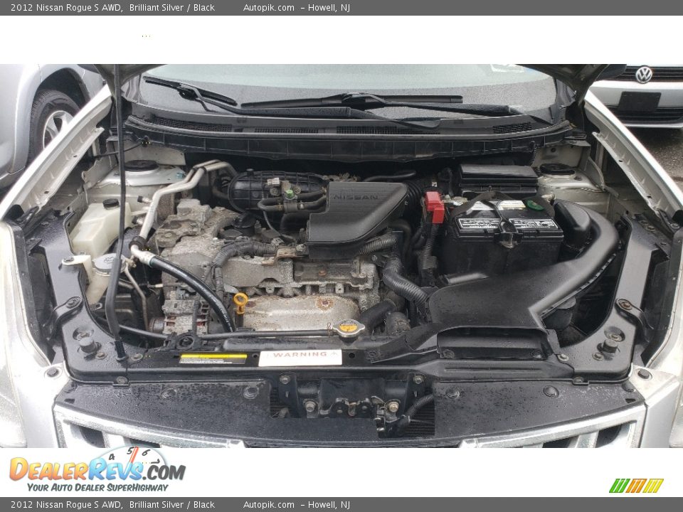 2012 Nissan Rogue S AWD Brilliant Silver / Black Photo #20