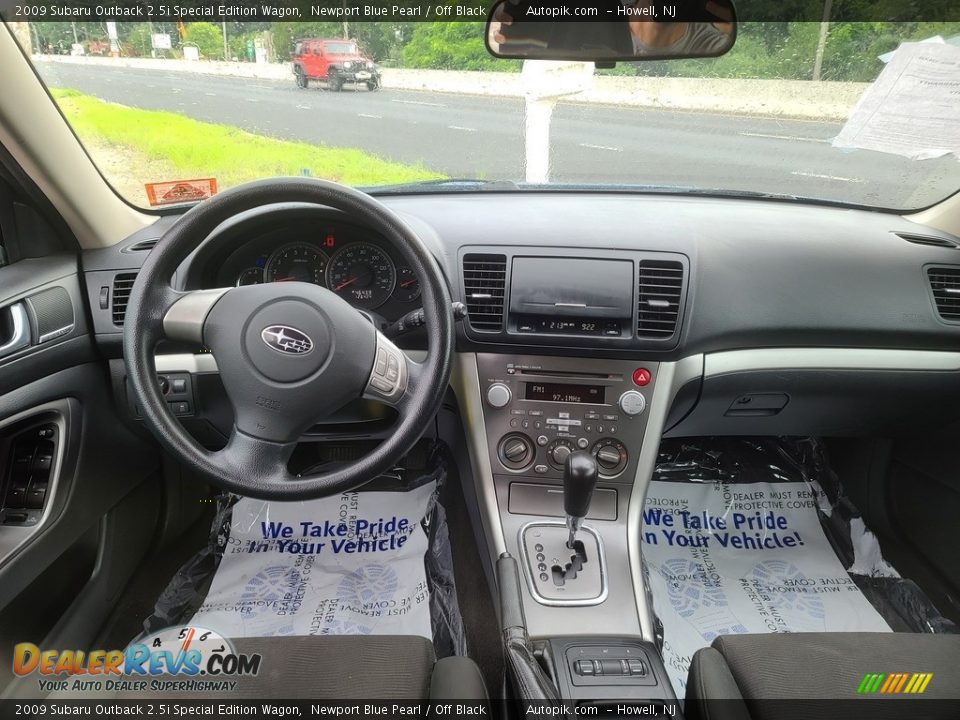 2009 Subaru Outback 2.5i Special Edition Wagon Newport Blue Pearl / Off Black Photo #10