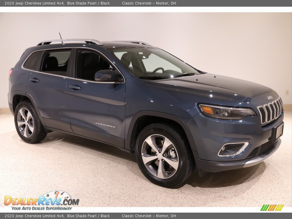 2020 Jeep Cherokee Limited 4x4 Blue Shade Pearl / Black Photo #1