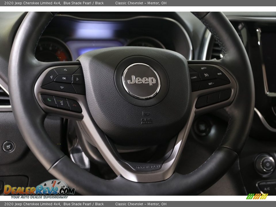 2020 Jeep Cherokee Limited 4x4 Blue Shade Pearl / Black Photo #7