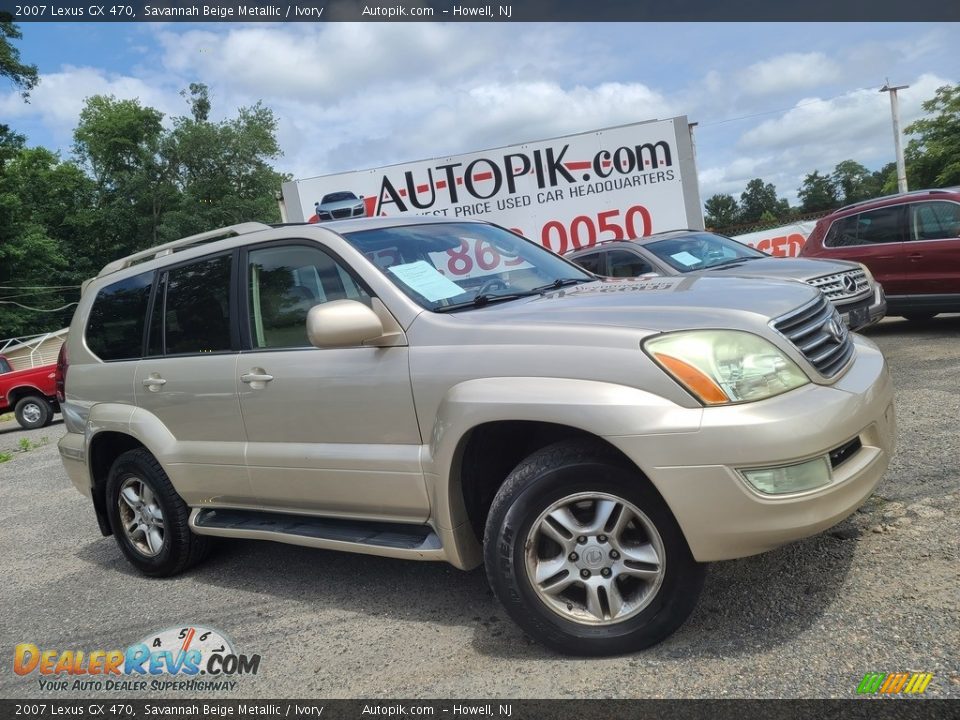 2007 Lexus GX 470 Savannah Beige Metallic / Ivory Photo #1