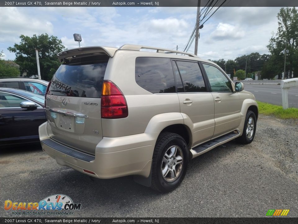 2007 Lexus GX 470 Savannah Beige Metallic / Ivory Photo #3