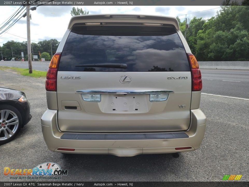 2007 Lexus GX 470 Savannah Beige Metallic / Ivory Photo #4