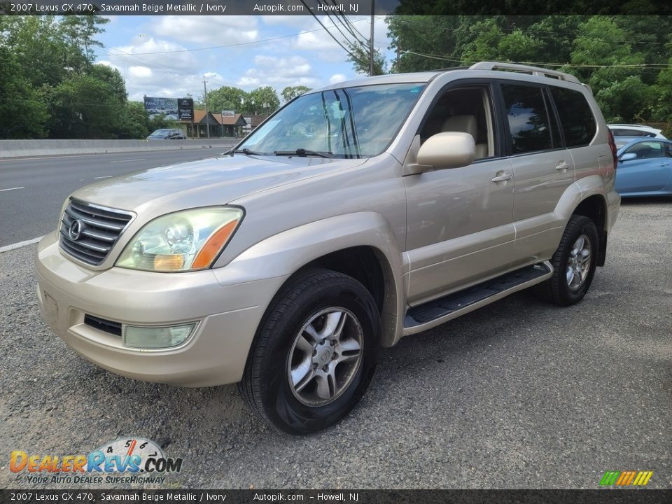 2007 Lexus GX 470 Savannah Beige Metallic / Ivory Photo #6