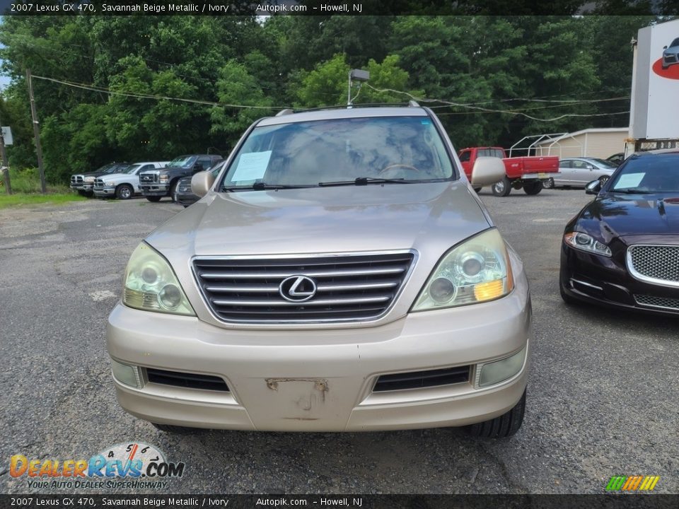 2007 Lexus GX 470 Savannah Beige Metallic / Ivory Photo #7