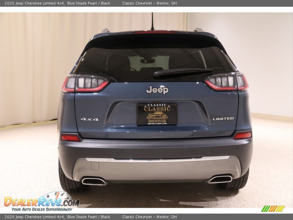 2020 Jeep Cherokee Limited 4x4 Blue Shade Pearl / Black Photo #18