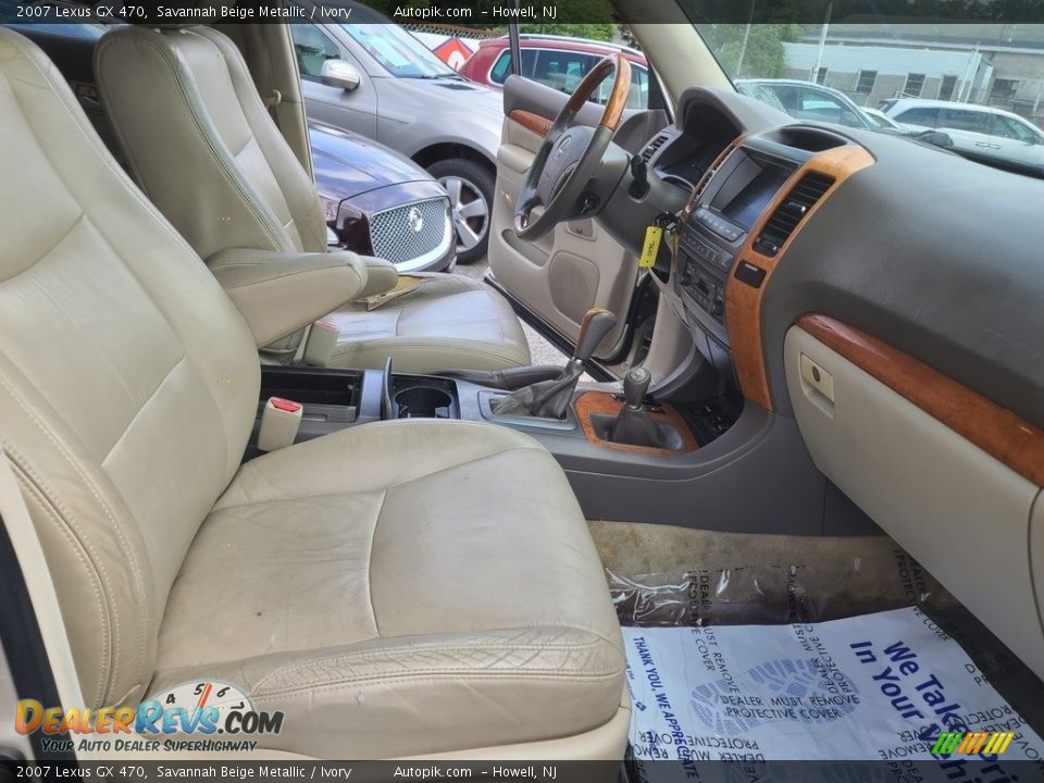 2007 Lexus GX 470 Savannah Beige Metallic / Ivory Photo #13