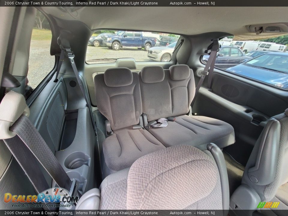 2006 Chrysler Town & Country Touring Inferno Red Pearl / Dark Khaki/Light Graystone Photo #11