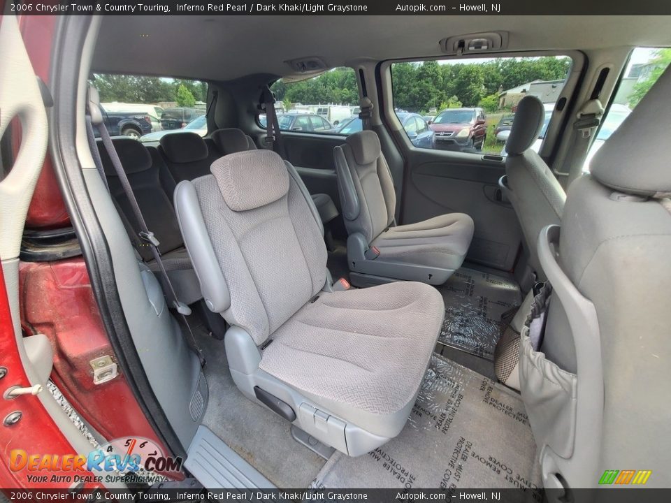 2006 Chrysler Town & Country Touring Inferno Red Pearl / Dark Khaki/Light Graystone Photo #12