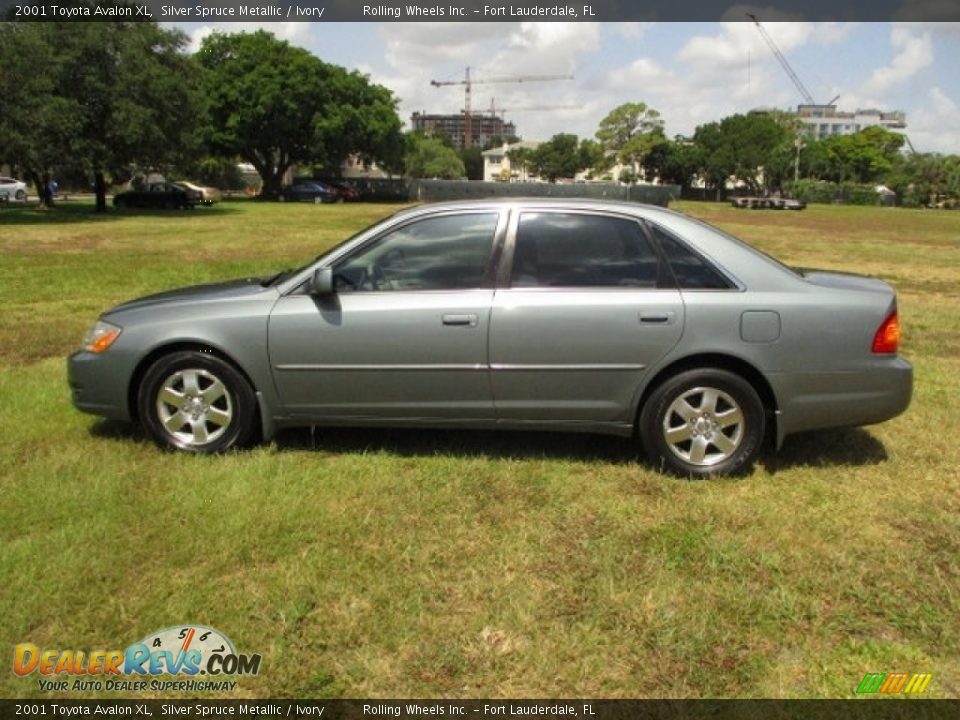 2001 Toyota Avalon XL Silver Spruce Metallic / Ivory Photo #3