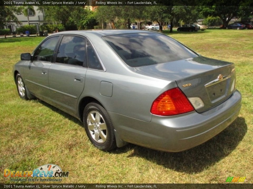 2001 Toyota Avalon XL Silver Spruce Metallic / Ivory Photo #5