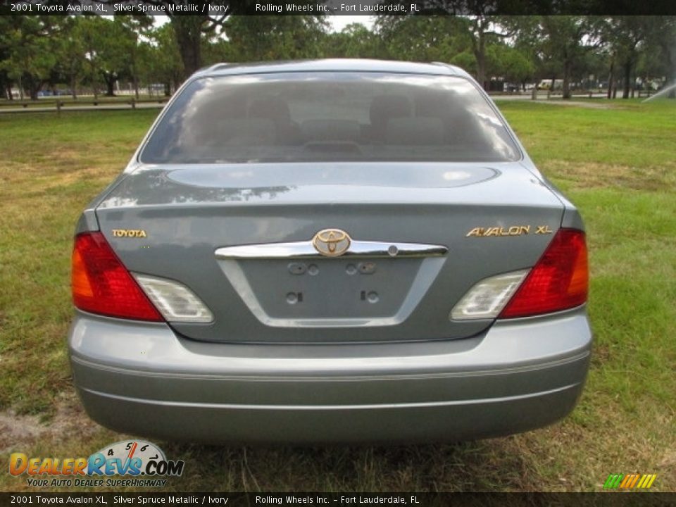 2001 Toyota Avalon XL Silver Spruce Metallic / Ivory Photo #7