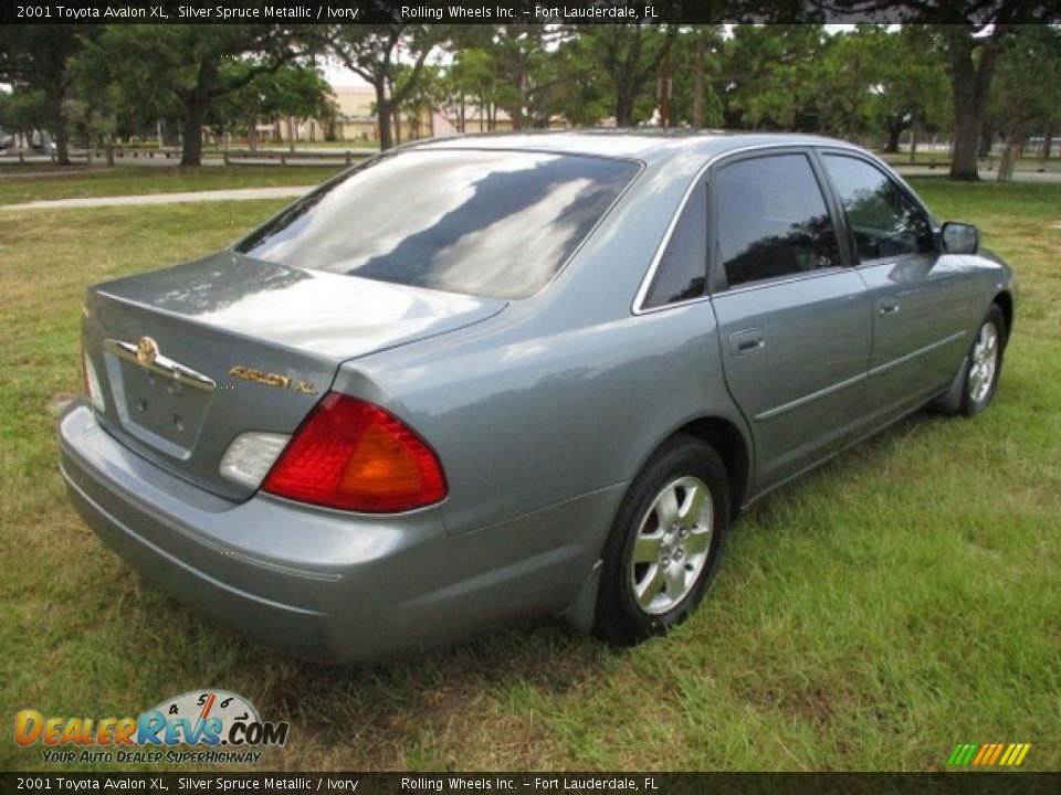 2001 Toyota Avalon XL Silver Spruce Metallic / Ivory Photo #9