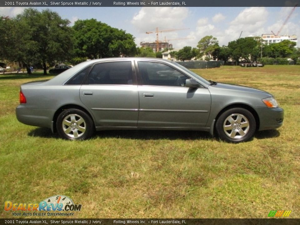 2001 Toyota Avalon XL Silver Spruce Metallic / Ivory Photo #11