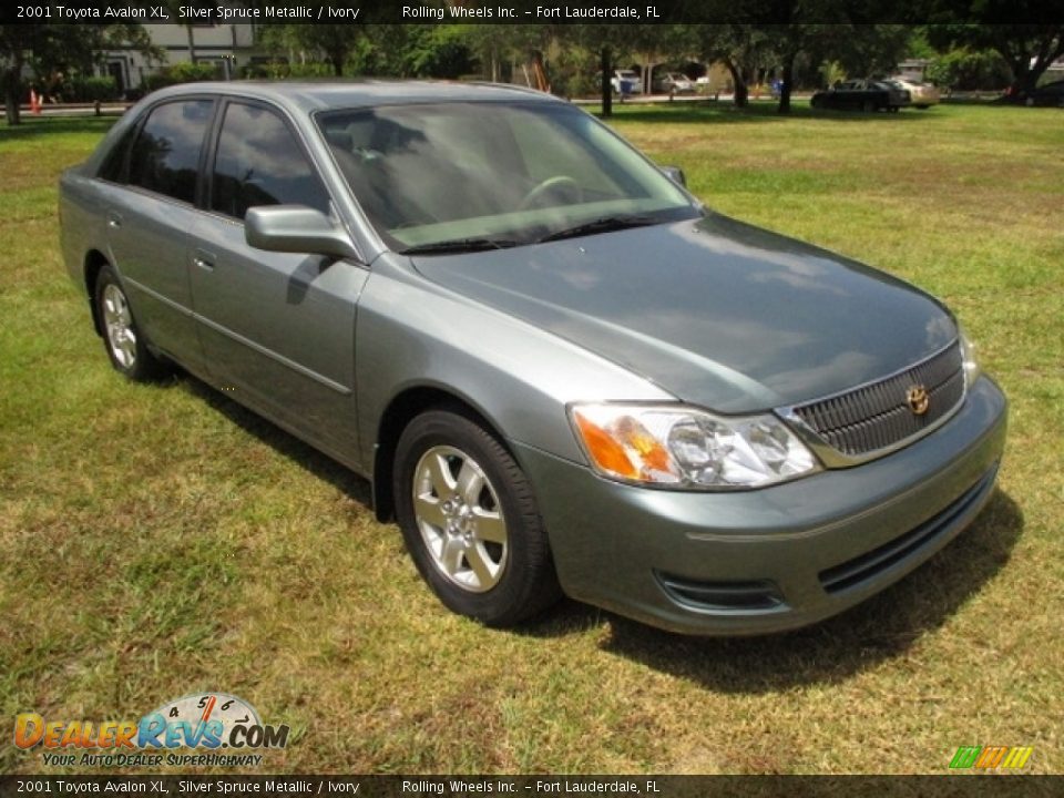 2001 Toyota Avalon XL Silver Spruce Metallic / Ivory Photo #13