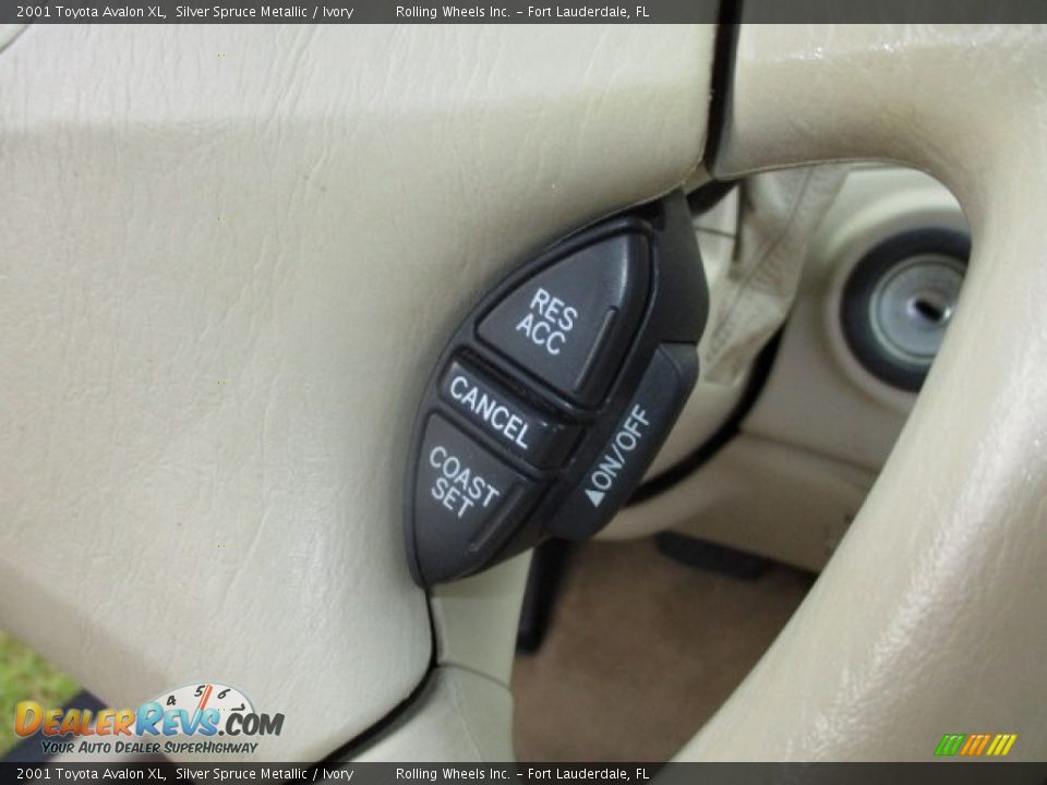2001 Toyota Avalon XL Silver Spruce Metallic / Ivory Photo #14