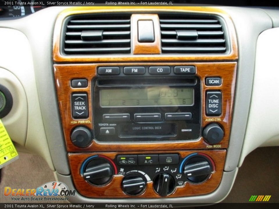 2001 Toyota Avalon XL Silver Spruce Metallic / Ivory Photo #23