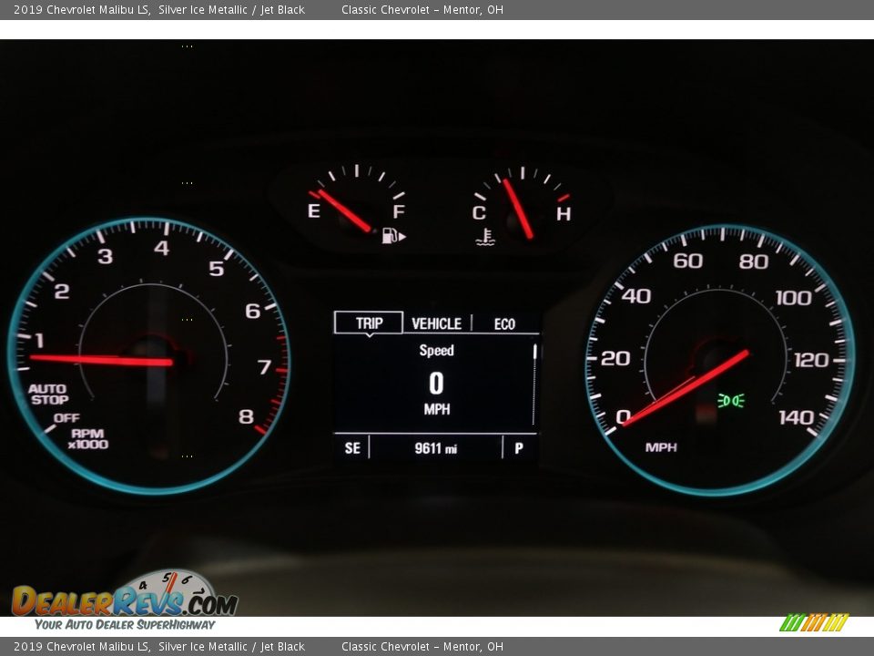 2019 Chevrolet Malibu LS Silver Ice Metallic / Jet Black Photo #8