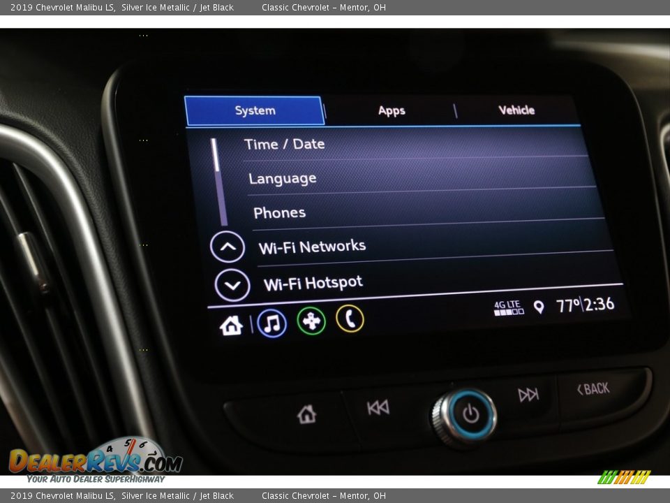 2019 Chevrolet Malibu LS Silver Ice Metallic / Jet Black Photo #14