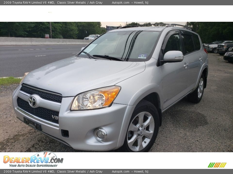 2009 Toyota RAV4 Limited V6 4WD Classic Silver Metallic / Ash Gray Photo #3